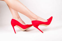 Cargar imagen en el visor de la galería, REGINA ROJO GAMUZA
