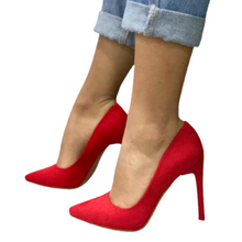 Cargar imagen en el visor de la galería, REGINA ROJO GAMUZA
